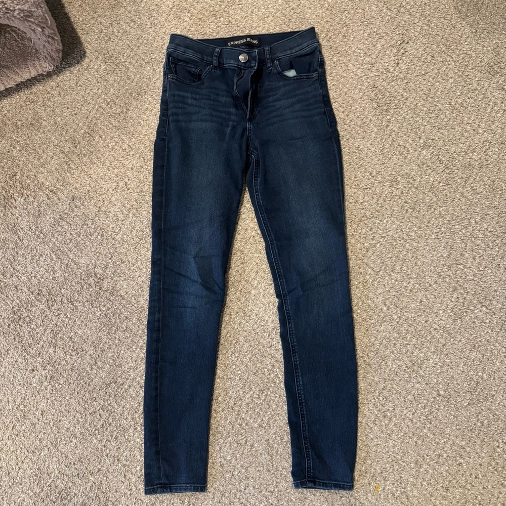 Women's Dark Blue Jeans